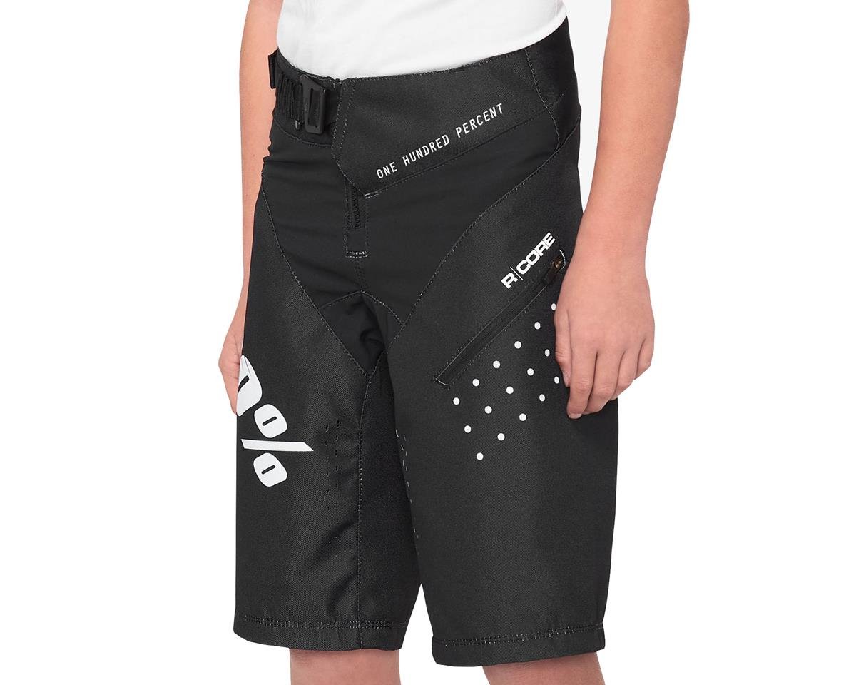 100% Ridecamp Youth Shorts (Black) (Youth L) - 47901-001-26