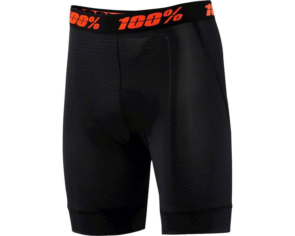 100% Crux Men's Liner Shorts (Black) (L) (w/ Chamois)
