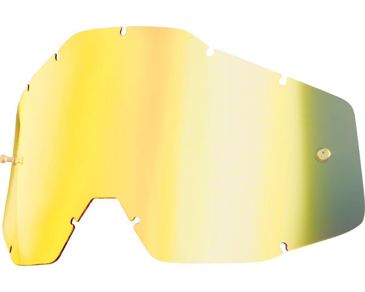 100% Replacement Lens (Gold Mirror/Smoke Anti-Fog) (For Racecraft/Accuri/Strata) - 51002-009-02