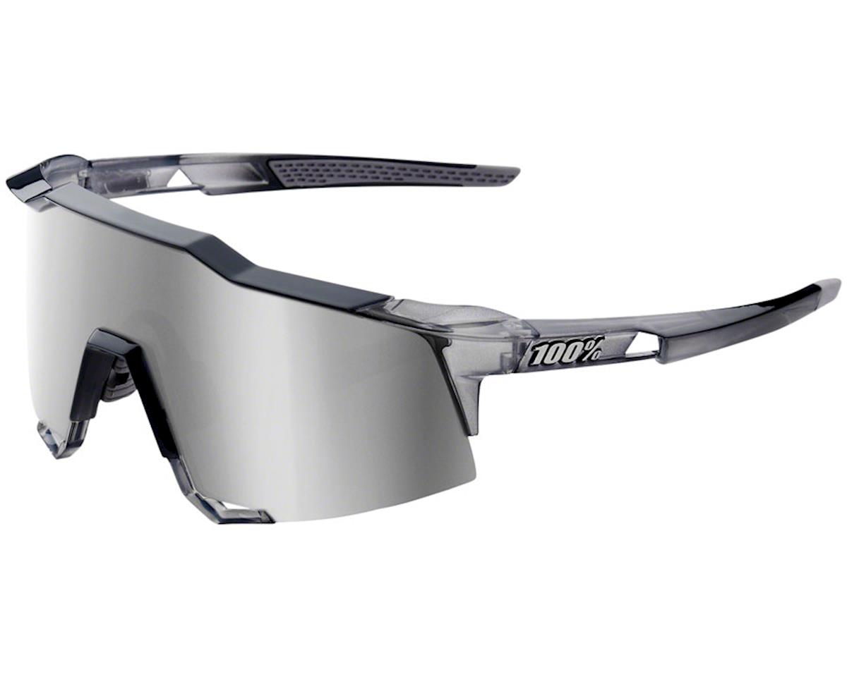 100% Speedcraft Sunglasses (Translucent Grey) (Grey Mirror