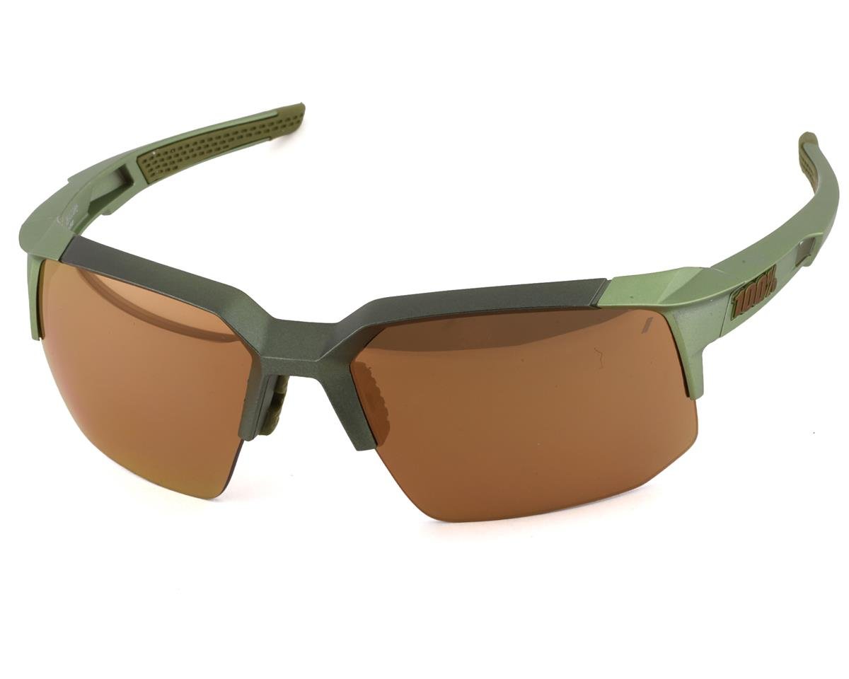 100% Speedcoupe Sunglasses (Matte Metallic Viperidae) (Bronze Multilayer Mirror Lens)