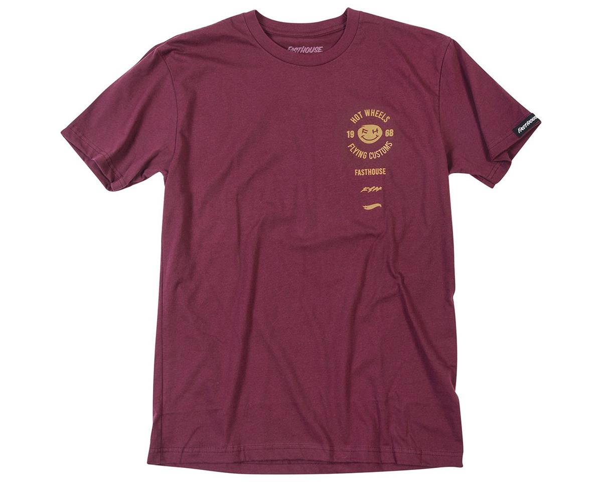 Fasthouse Inc. Stacked Hot Wheels T-Shirt (Maroon) (2XL) - 1402-4312