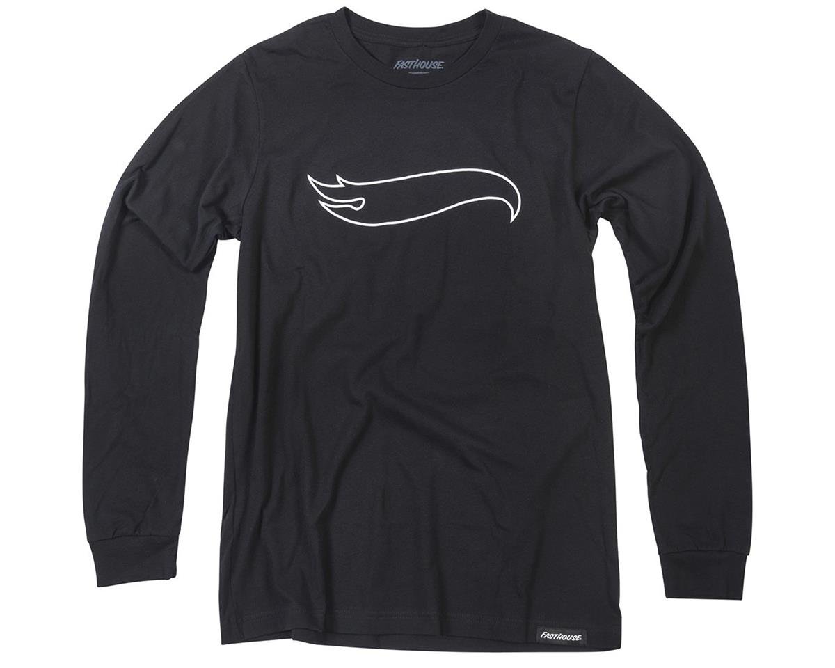 Fasthouse Inc. Stacked Hot Wheels Long Sleeve T-Shirt (Black) (Youth S) - 1405-0021