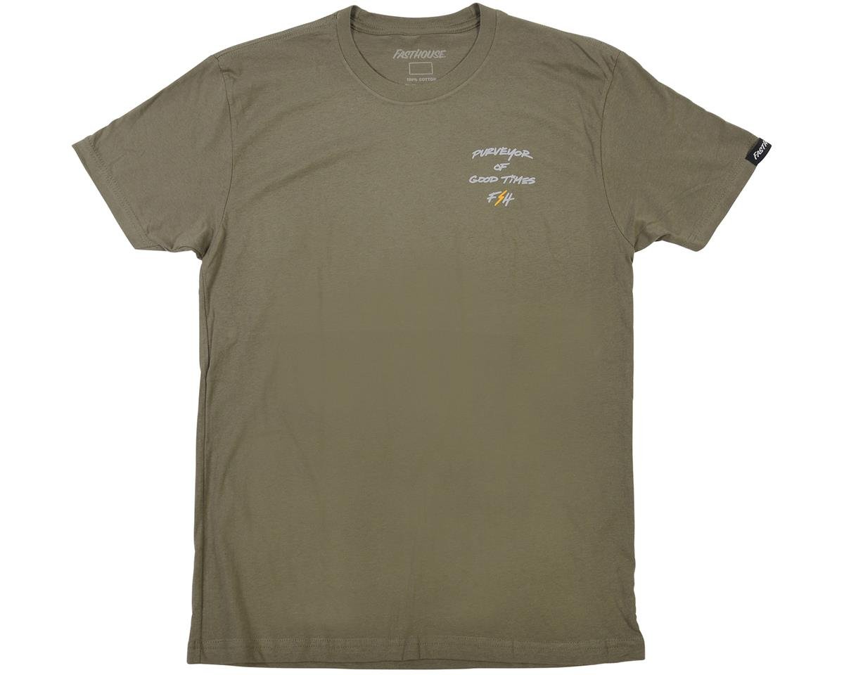 Fasthouse Inc. Youth Venom T-Shirt (Light Olive) (Youth XS) - 1443-9020