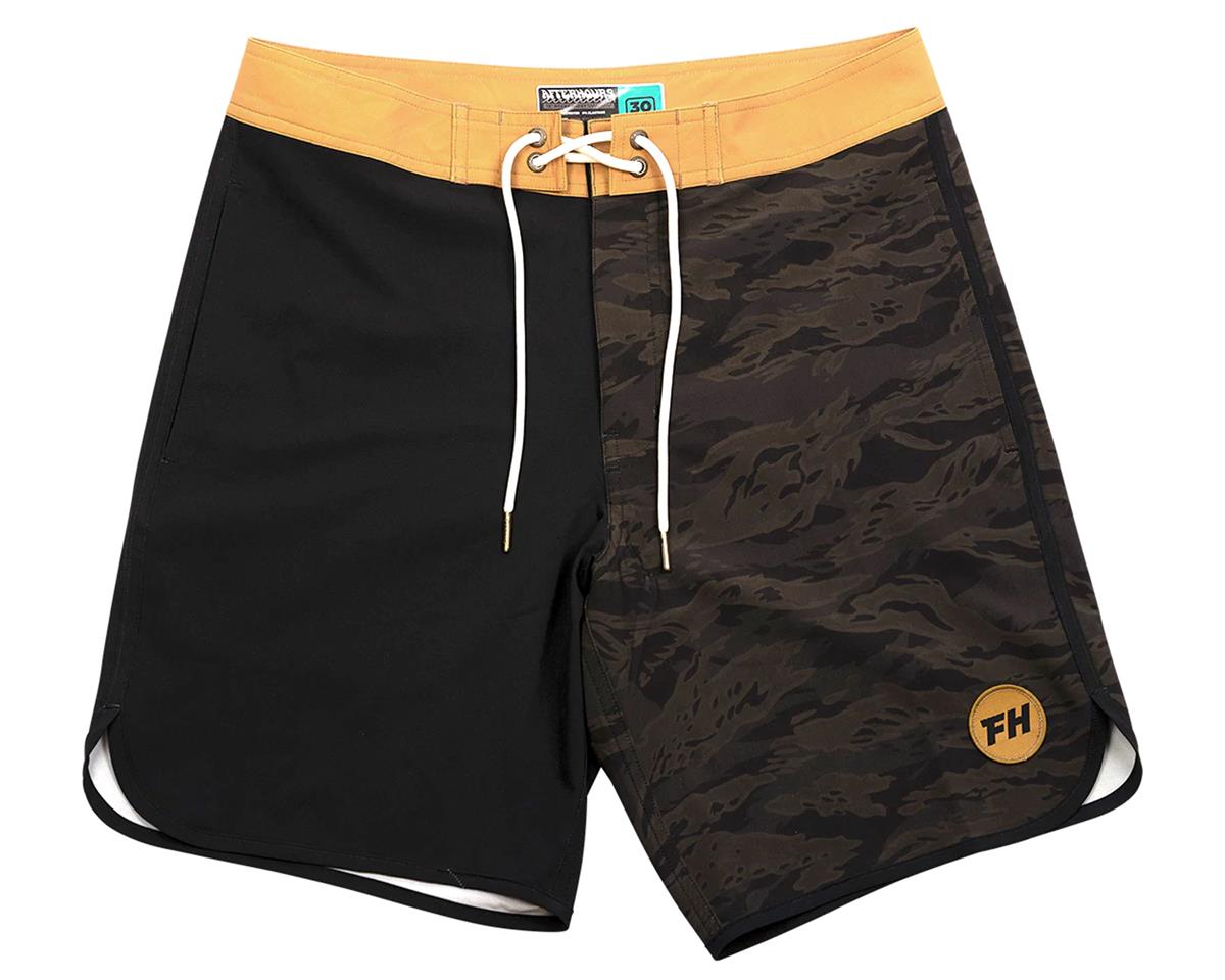 Fasthouse Inc. After Hours 18" Boardshorts (Black/Camo) (34) - 1480-0934