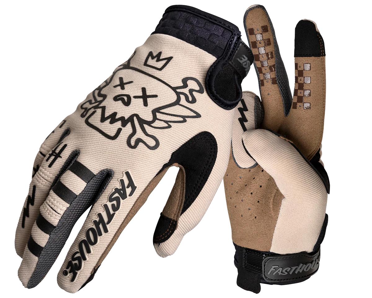 Fasthouse Inc. Youth Speed Style Stomp Gloves (Cream) (Youth S) - 5034-1021