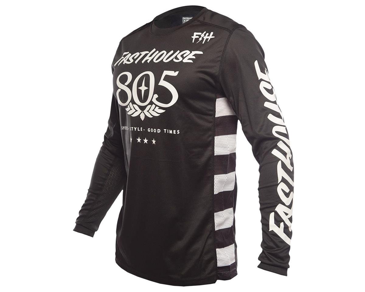 Fasthouse Inc. Classic 805 Long Sleeve Jersey (Black) (L) - 5728-0010