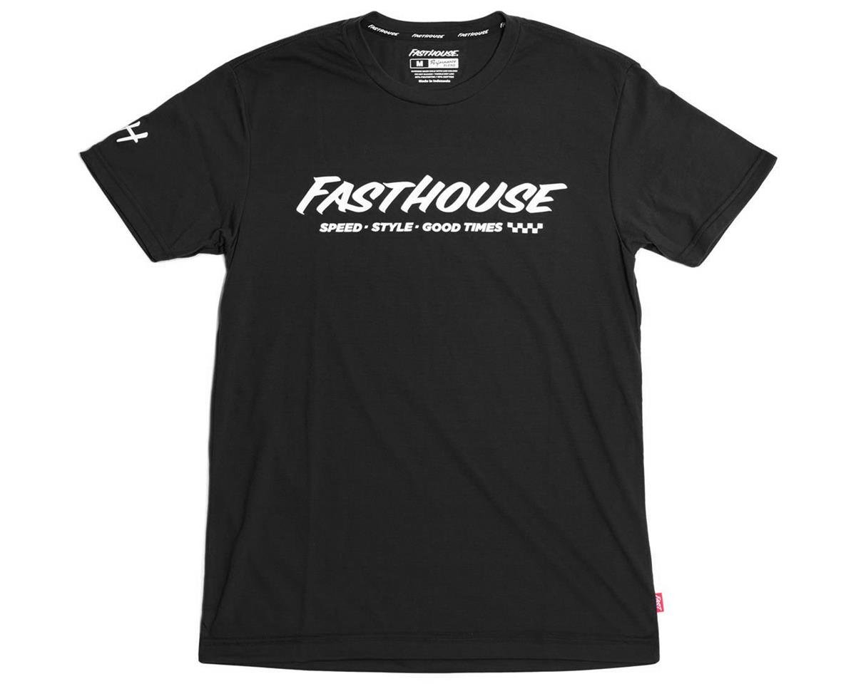 Fasthouse Inc. Prime Tech Short Sleeve T-Shirt (Black) (S) - 5814-0008