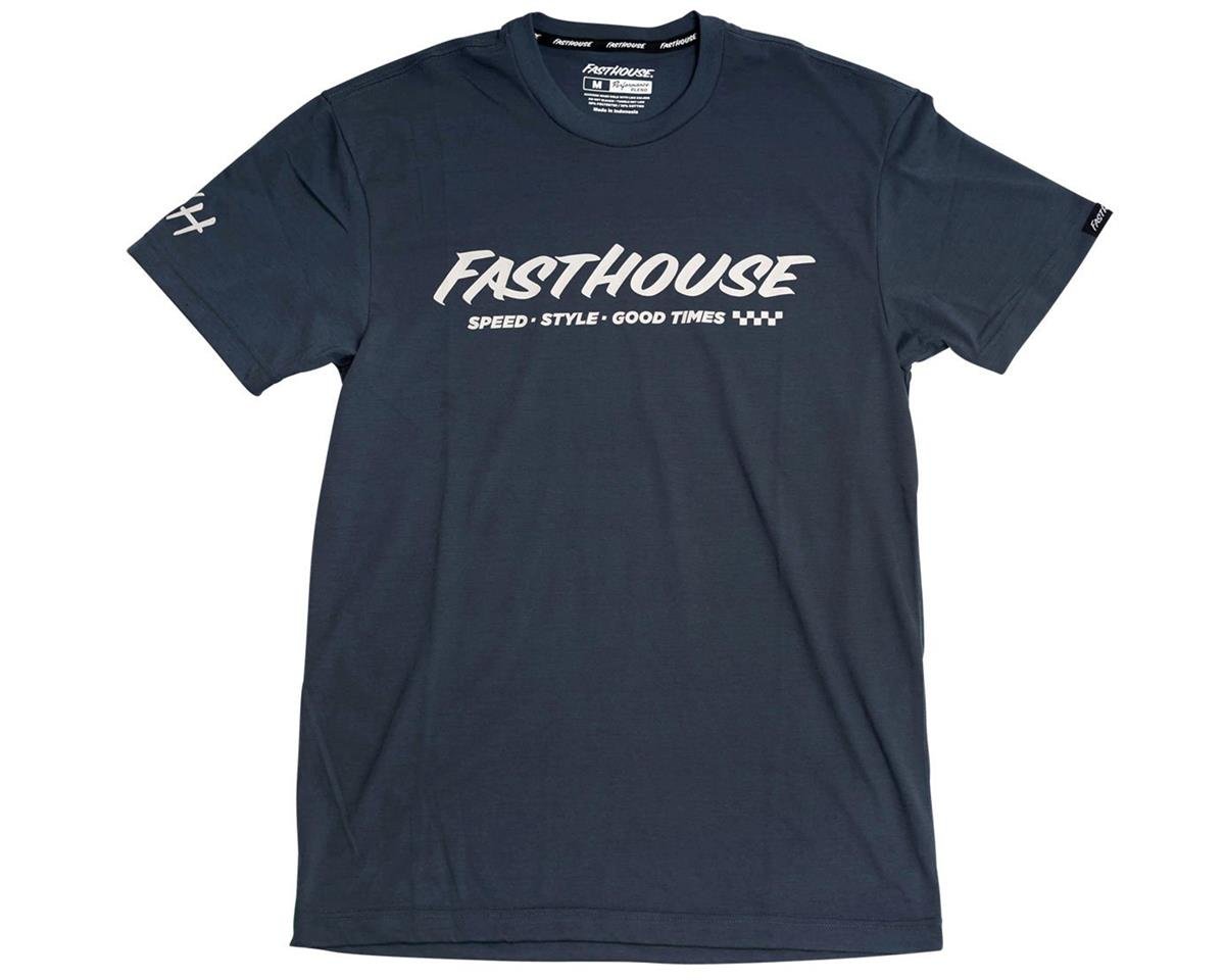 Fasthouse Inc. Prime Tech Short Sleeve T-Shirt (Indigo) (L) - 5814-3310