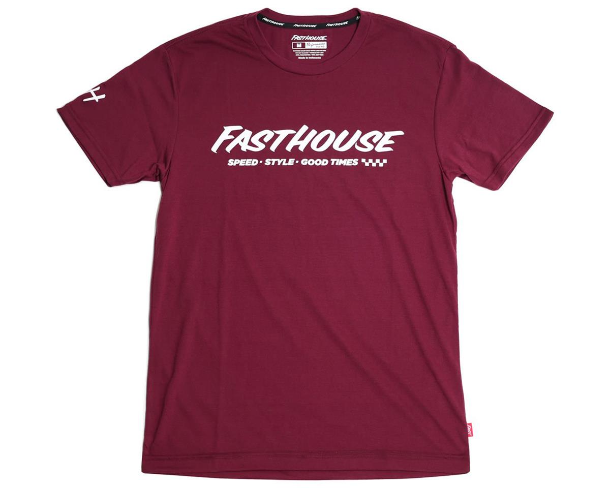 Fasthouse Inc. Prime Tech Short Sleeve T-Shirt (Maroon) (3XL) - 5814-4313