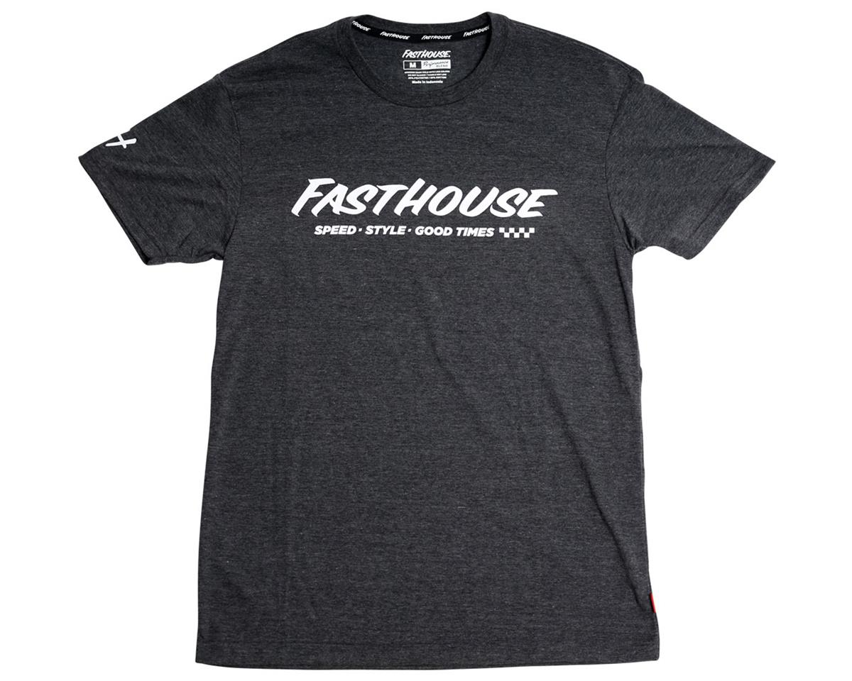 Fasthouse Inc. Prime Tech Short Sleeve T-Shirt (Dark Heather) (XL) - 5814-7011