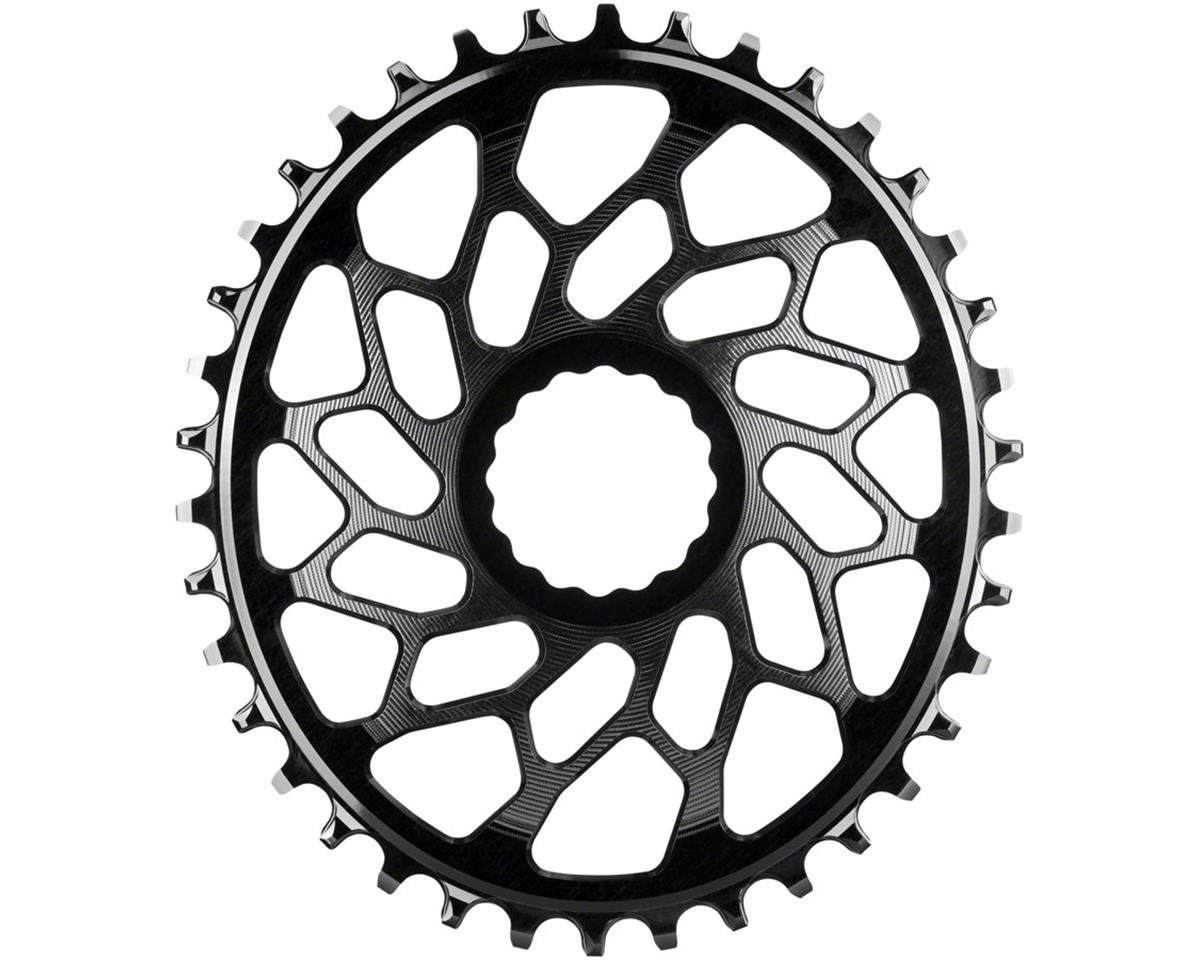 Absolute Black Easton Direct Mount CX Oval Chainring (Black) (1x) (3mm Offset/Boost) (... - EAOV40BK