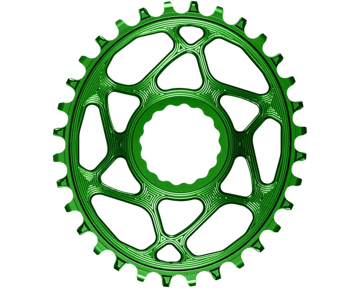 Absolute Black Direct Mount Race Face Cinch Oval Chainrings (Green) (Single) (3mm Offset/Boost) (32T