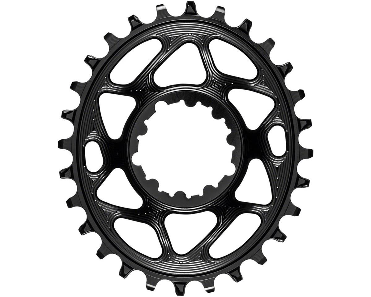 Absolute Black SRAM GXP Direct Mount Oval Chainrings (Black) (Single) (6mm Offset) (28T) (1 x 10/11/