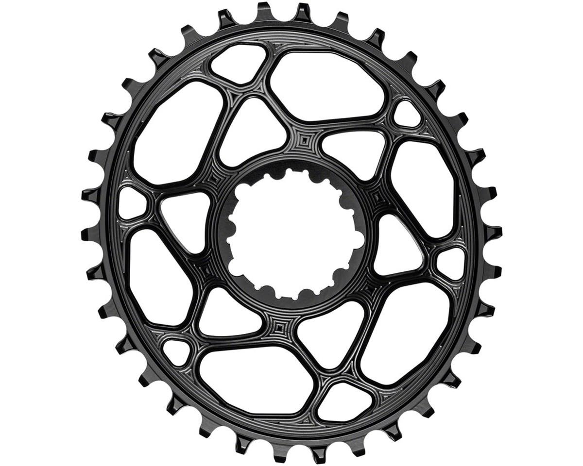 Absolute Black SRAM GXP Direct Mount Oval Chainrings (Black) (Single) (6mm Offset) (34T) (1 x 10/11/