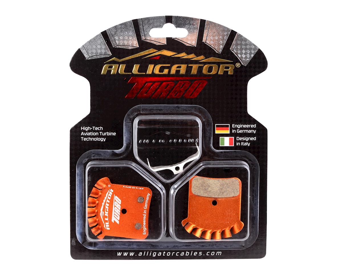 Alligator Turbo Disc Brake Pads (Organic) (w/ Fins) (Shimano Deore XT/Saint) (1 Pair)