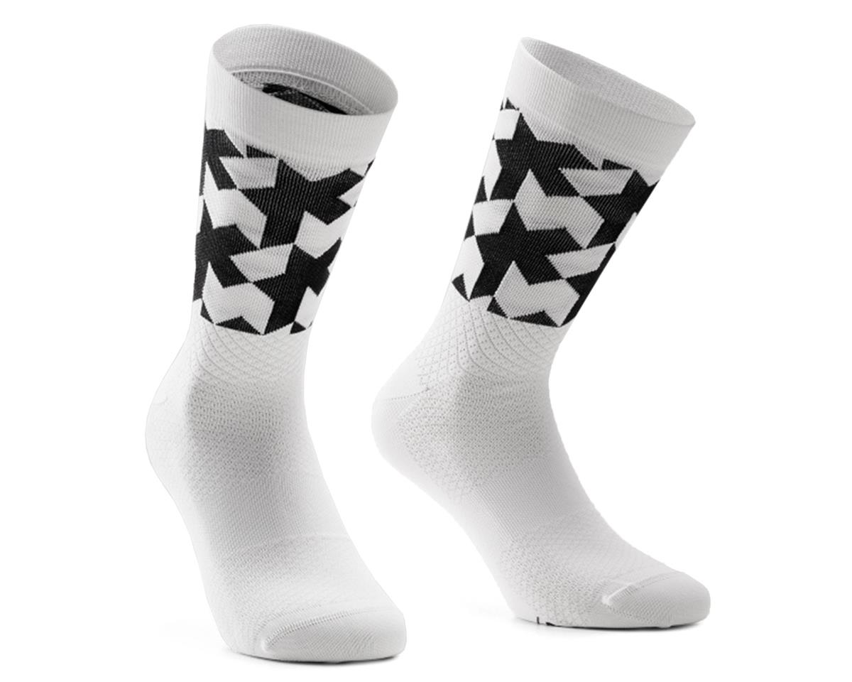 Assos Monogram Socks EVO (Holy White) (M) - P13.60.695.57.I