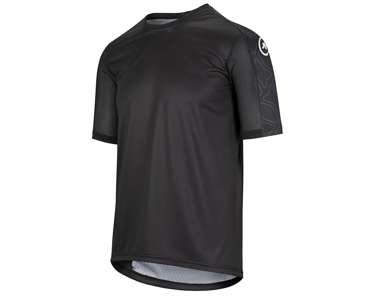 Assos Men's Trail Short Sleeve Jersey (Black Series) (S) - 51.20.205.18.S