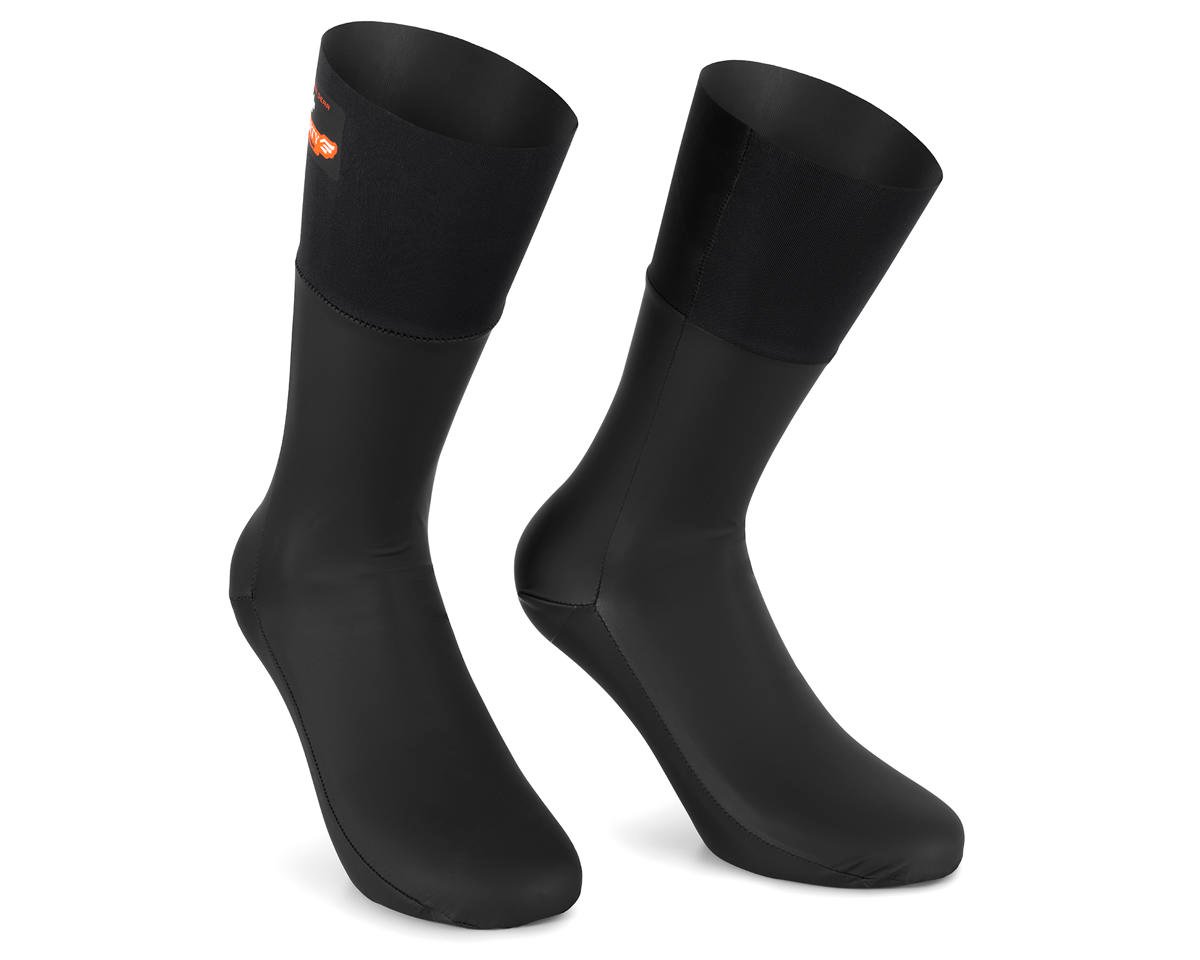 Assos RSR Thermo Rain Socks (Black Series) (M)