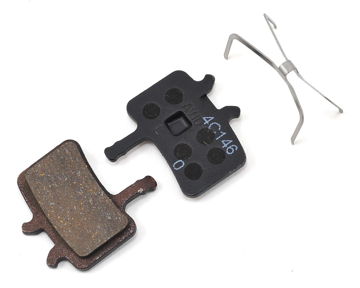 Avid Disc Brake Pads (Organic) (1 Pair) (Avid Juicy/BB7) (Steel Back)