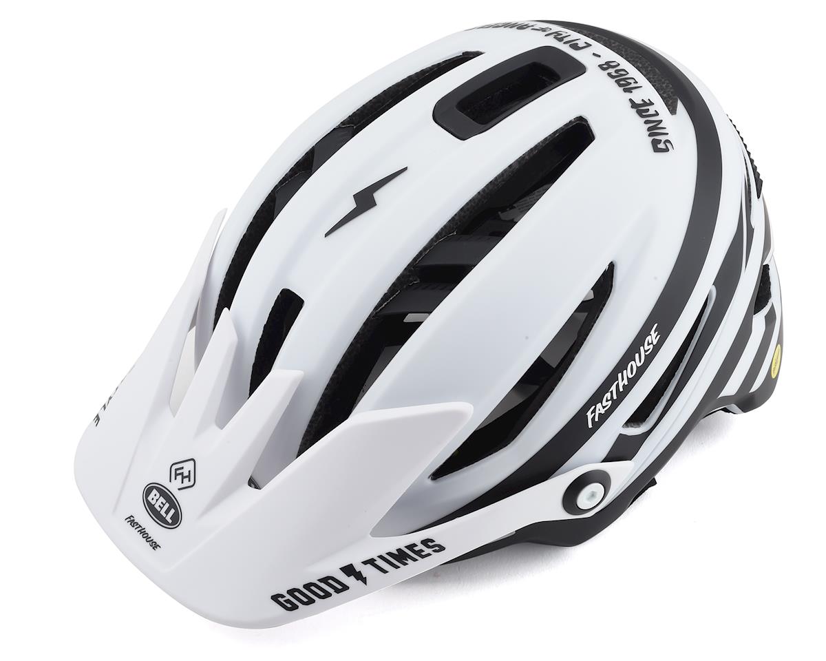 Bell Sixer MIPS Mountain Bike Helmet (Stripes Matte White/Black) (L) - 7101552