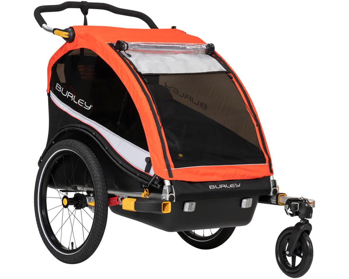 Burley Cub X Bike Trailer & Stroller (Atomic Red) (Double) (For Offroad Riding) - 943307