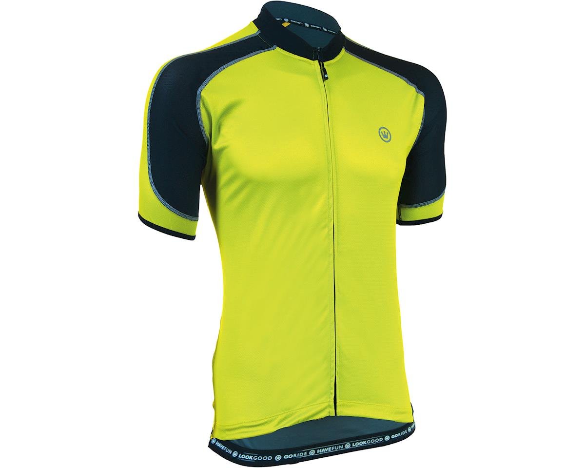 Canari Streamline Short Sleeve Jersey (Killer Yellow) - Performance Bicycle