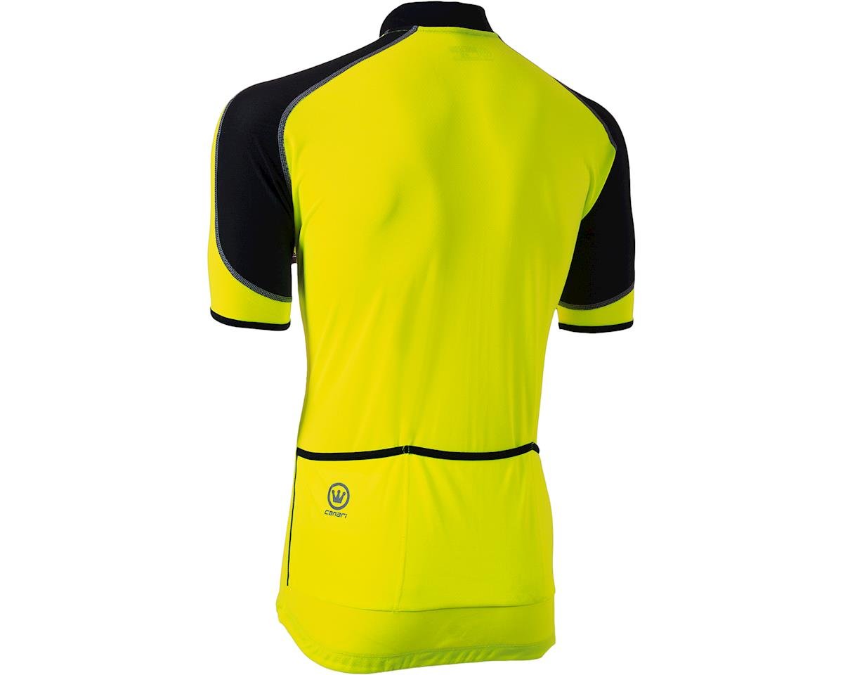 Canari Streamline Short Sleeve Jersey (Killer Yellow) - Performance Bicycle