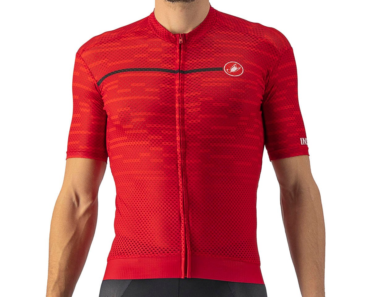 Castelli Insider Short Sleeve Jersey (Dark Red) (XL) - A4522524611-5