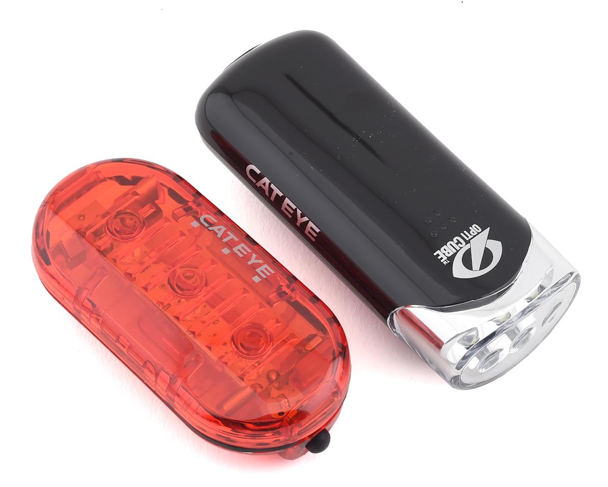 CatEye HL-EL135 + Omni 3 Headlight & Tail Light Set (Black) (150 Lumens) - 8900151
