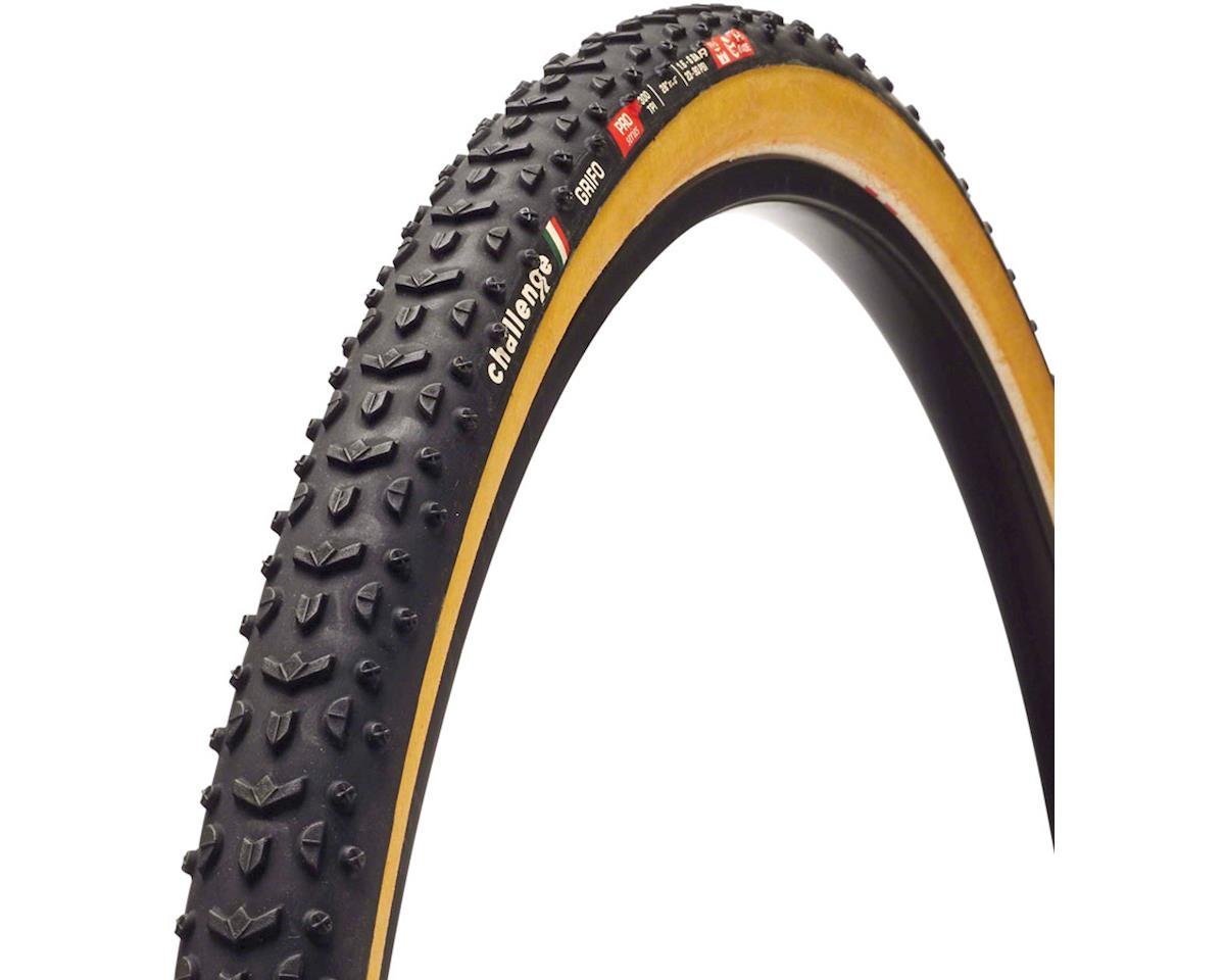 Challenge Grifo Pro Handmade Clincher Tire (Tan Wall) (700c) (33mm) (Folding) (SuperPoly)