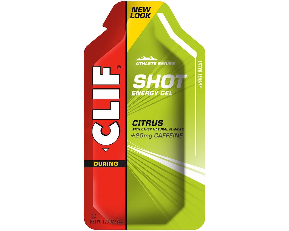 Clif Bar Shot Energy Gel (Citrus w/Caffeine) (24 | 1.2oz Packets) - 110428