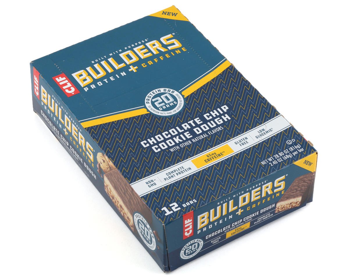 Clif Bar Builder's Bar Protein Bar (Chocolate Chip Cookie Dough) (12 | 2.4oz Packets) (w... - 160043