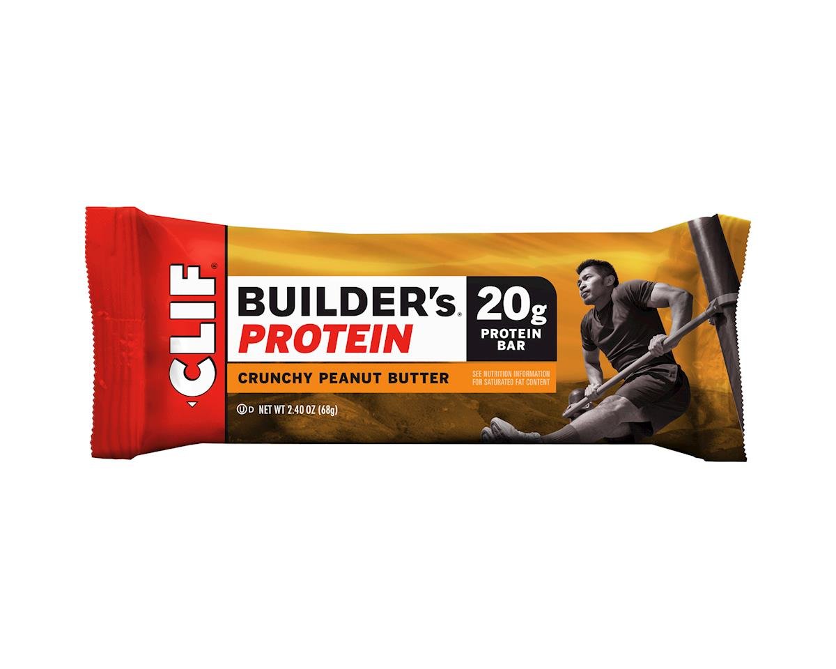 Clif Bar Builder's Protein Bar (Crunchy Peanut Butter) (12 | 2.4oz Packets) - 160048