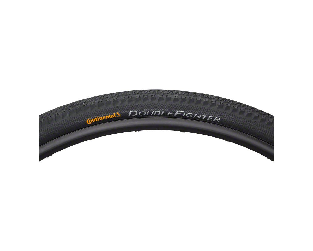 Continental Double Fighter III Tire (Black) (700c) (35mm) (Wire)