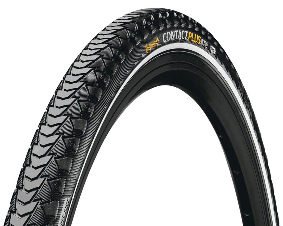 Continental Contact Plus City Tire (Black/Reflex) (28") (1-1/2") (635 ISO) (Wire) (SafetyPlus Breake