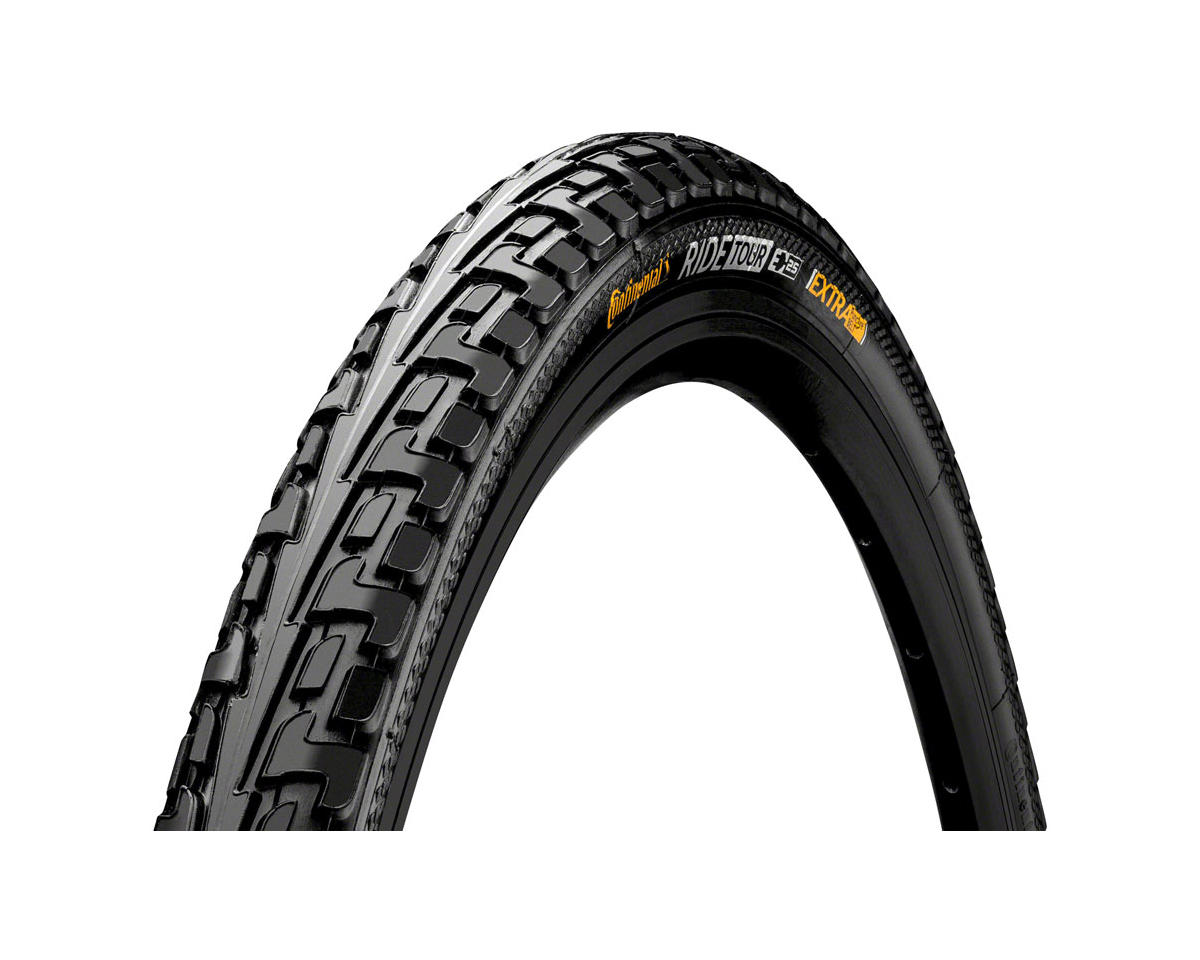 Continental Ride Tour Tire (Black) (650b) (42mm) (Wire) (Extra PunctureBelt) (E25)