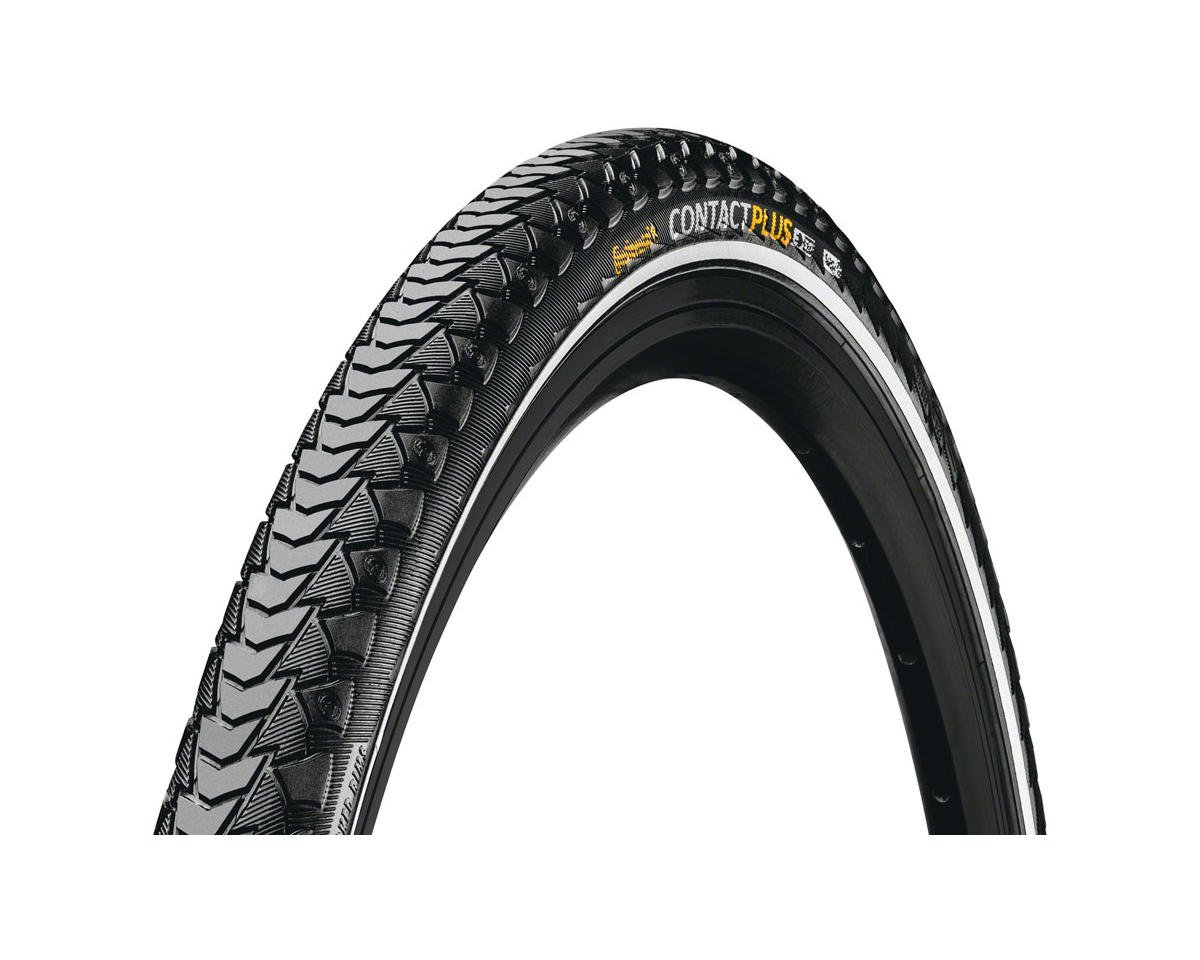 Continental Contact Plus City Tire (Black/Reflex) (650b) (50mm) (Wire) (SafetyPlus Breaker) (E50)