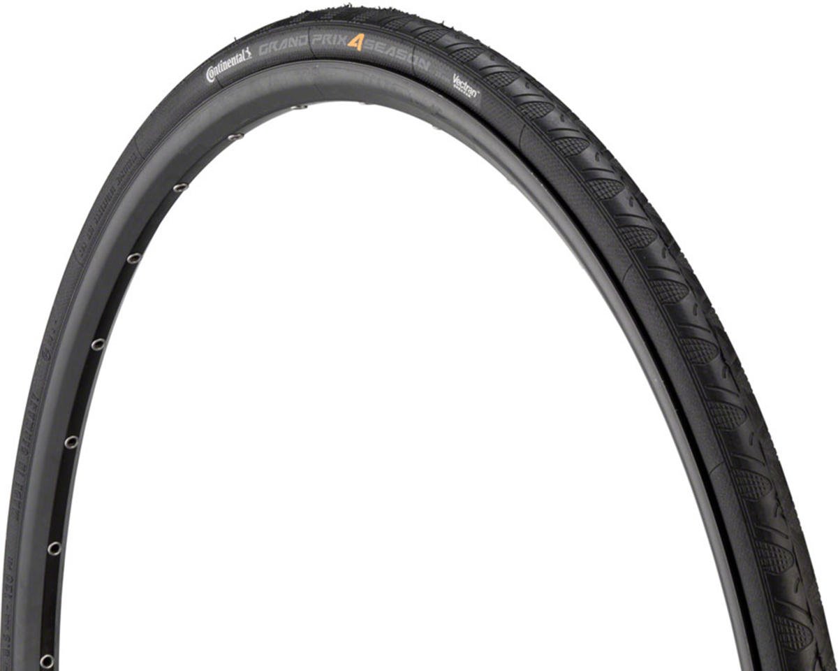 Continental Grand Prix 4-Season Road Tire (Black) (700c) (23mm) (Folding) (MaxGrip Silica/DuraSkin)