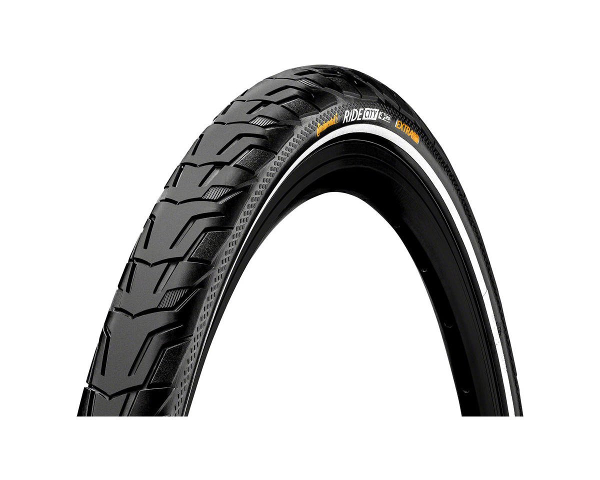 Continental Ride City Tire (Black/Reflex) (700c) (32mm) (Wire) (Extra PunctureBelt) (E25)