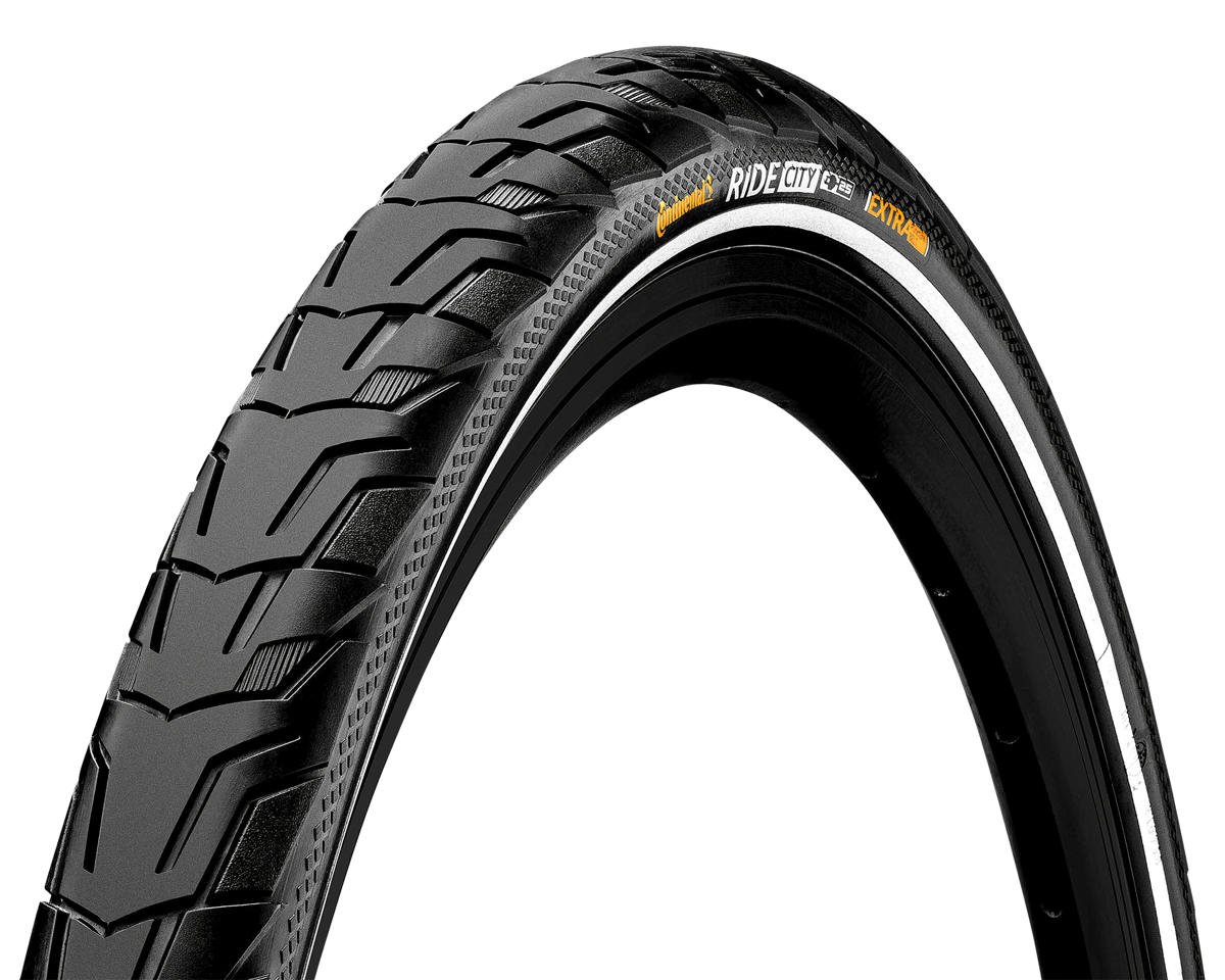Continental Ride City Tire (Black/Reflex) (700c) (42mm) (Wire) (Extra PunctureBelt) (E25)