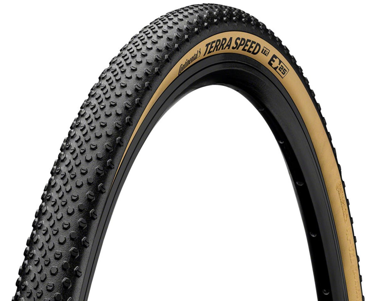 Continental Terra Speed Tubeless Gravel Tire (Black/Cream) (700c) (35mm) (Folding Bead) (BlackChili/