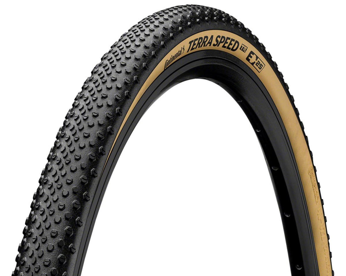 Continental Terra Speed Tubeless Gravel Tire (Black/Cream) (650b) (40mm) (Folding Bead) (BlackChili/