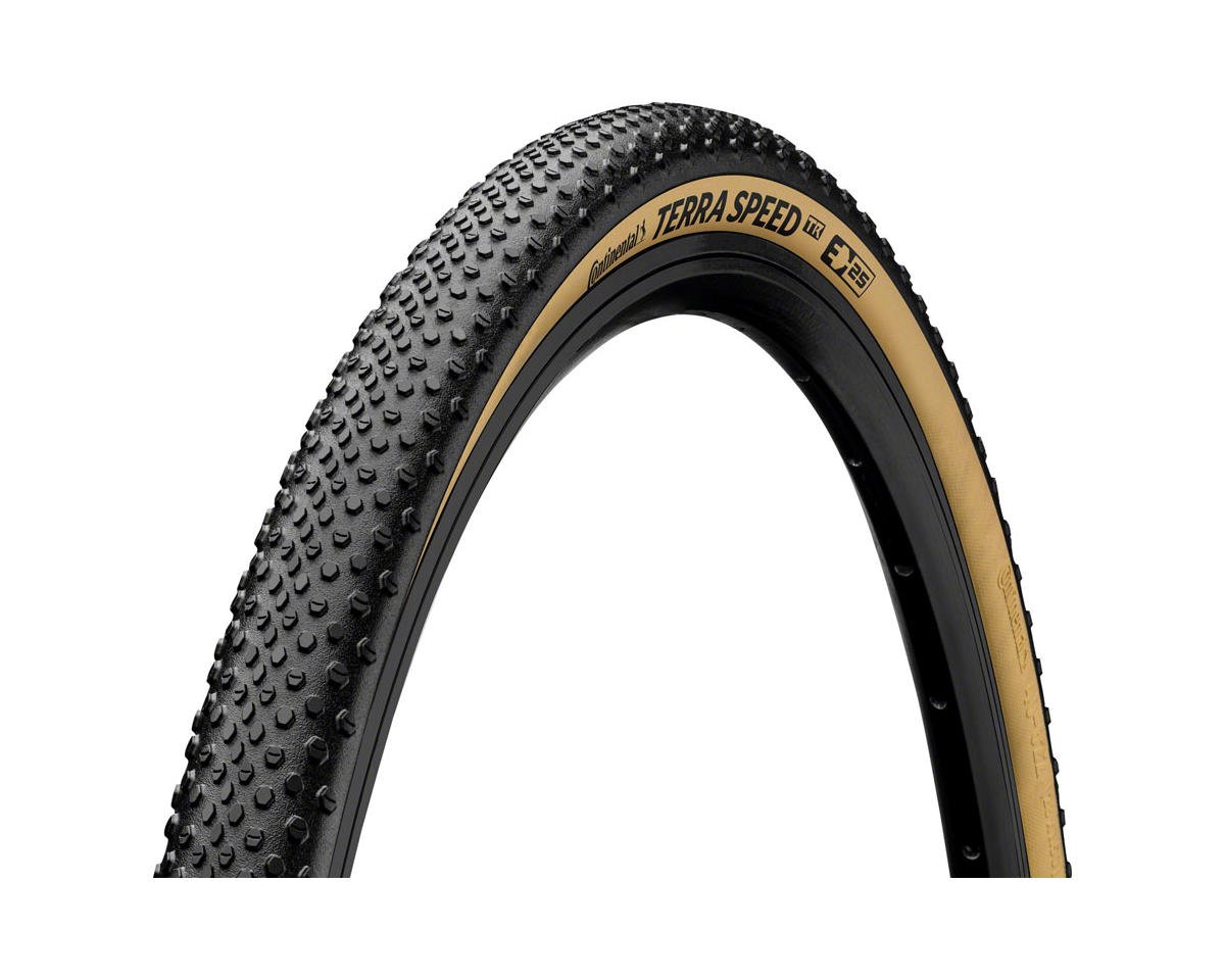 Continental Terra Speed Tubeless Gravel Tire (Black/Cream) (650b) (35mm) (Folding Bead) (BlackChili/