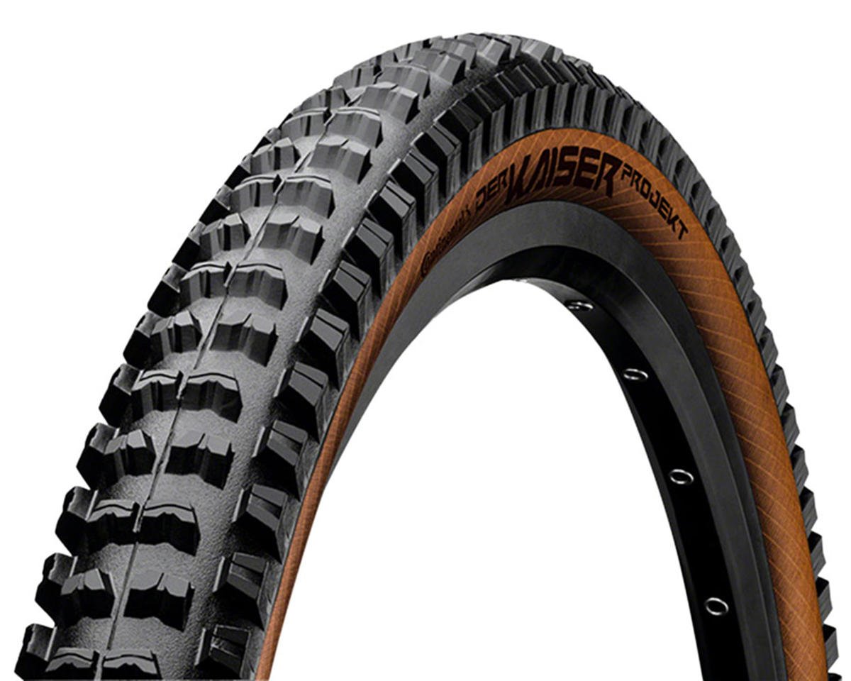Continental Der Kaiser Projekt Mountain Tire (Black/Amber) (29") (2.4") (Folding) (Black Chili/Apex)