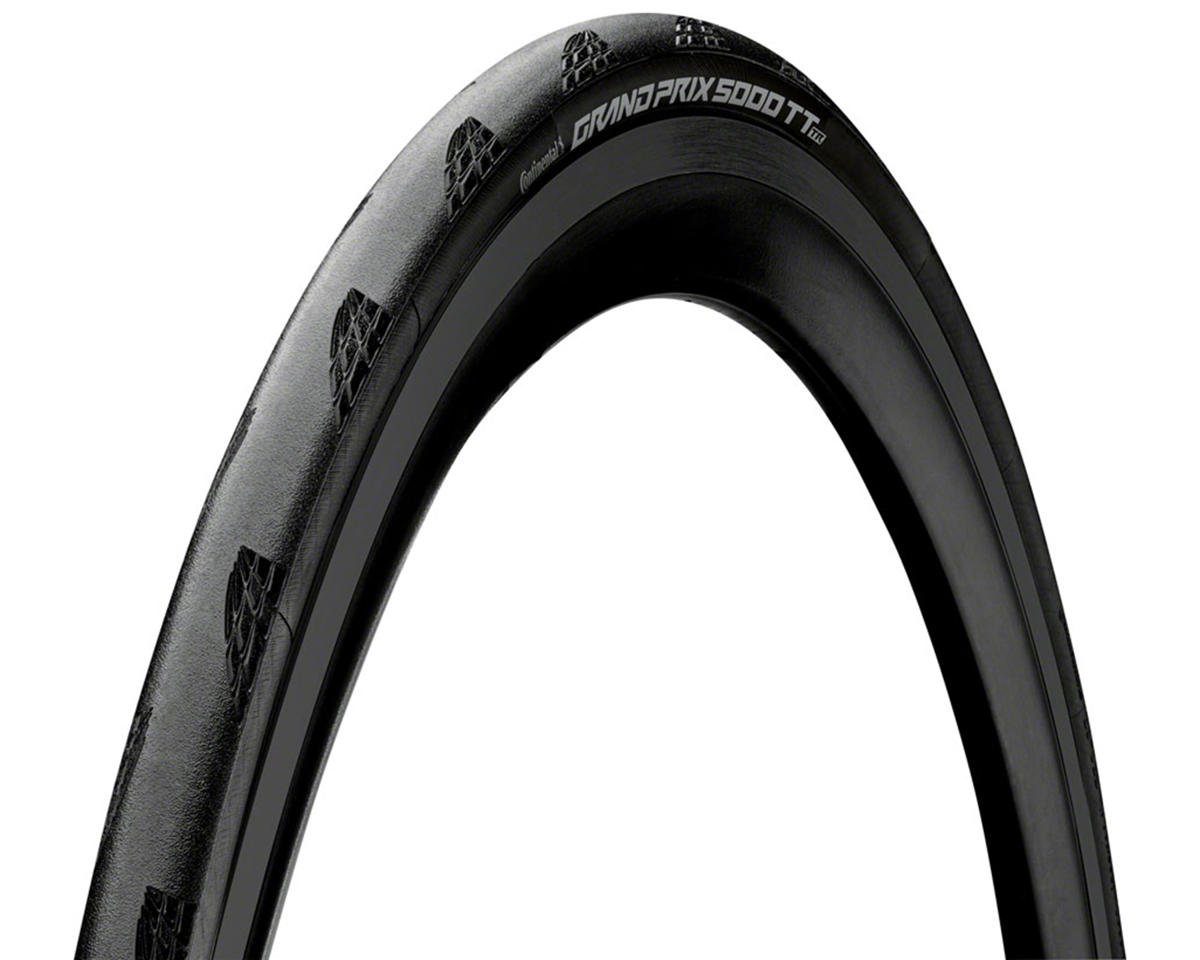 Continental Grand Prix 5000 TT TR Tire (Black) (700c) (25mm) (Folding Bead) (Black Chili)