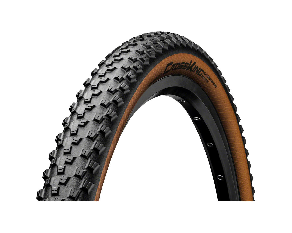 Continental Cross King Tubeless Mountain Tire (Black/Amber) (27.5") (2.2") (Folding) (BlackChili/Pro