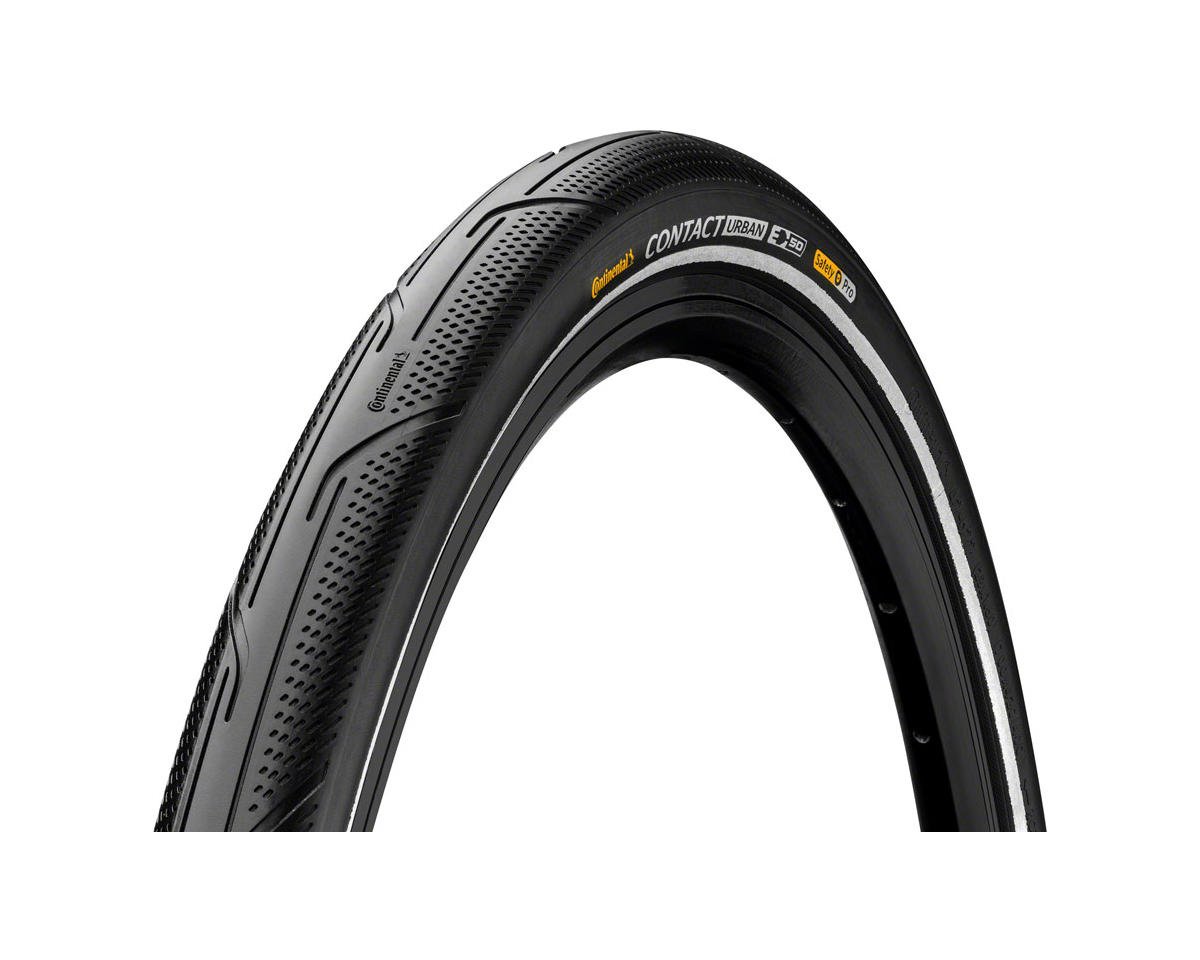 Continental Contact Urban City Bike Tire (Black/Reflex) (26") (1.75") (Wire) (PureGrip/SafetyPro) (E
