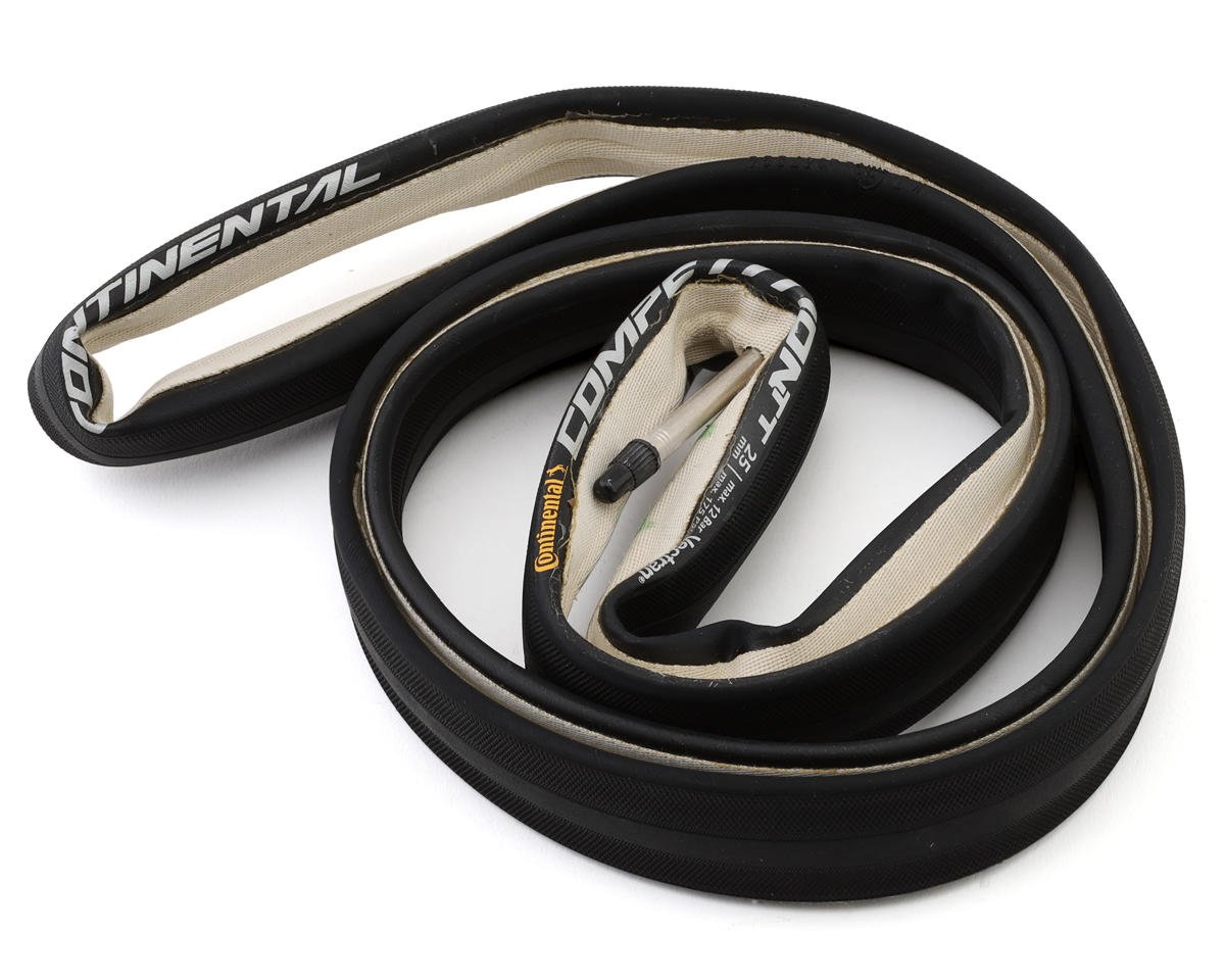 Continental Competition TT Tubular Road Tire (Black) (700c) (25mm) (Black Chili/Vectran Breaker)