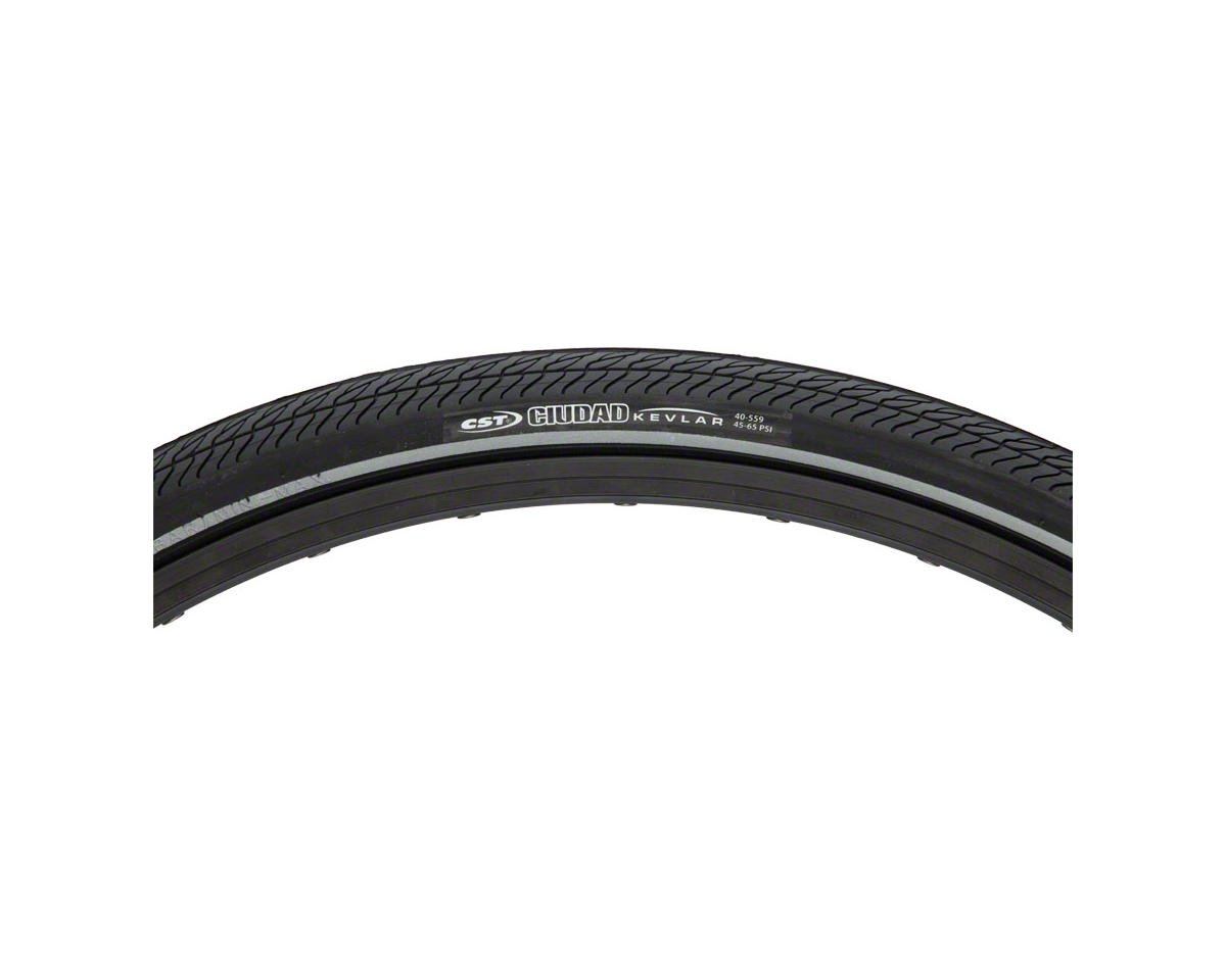 CST Ciudad Tire (Black) (700c / 622 ISO) (32mm) (Wire) (Single/Aramid Inside) - TB88976000